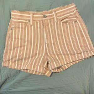 Pink Clay American Eagle Mom Shorts